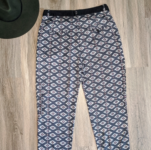 Munthe Mia Printed Viscose Cropped Pants Size 38 - Picture 2 of 6